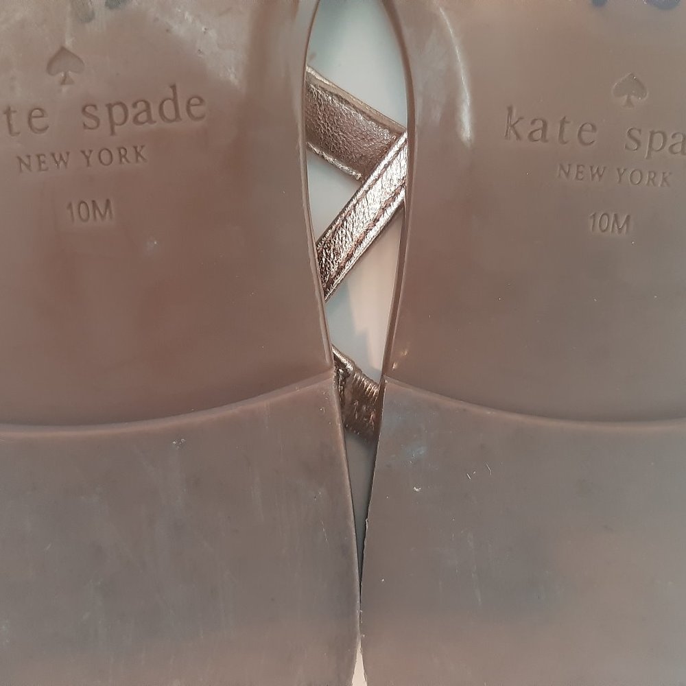 Kate Spade New York Citrine Thong T-Strap size 10 - Picture 4 of 4